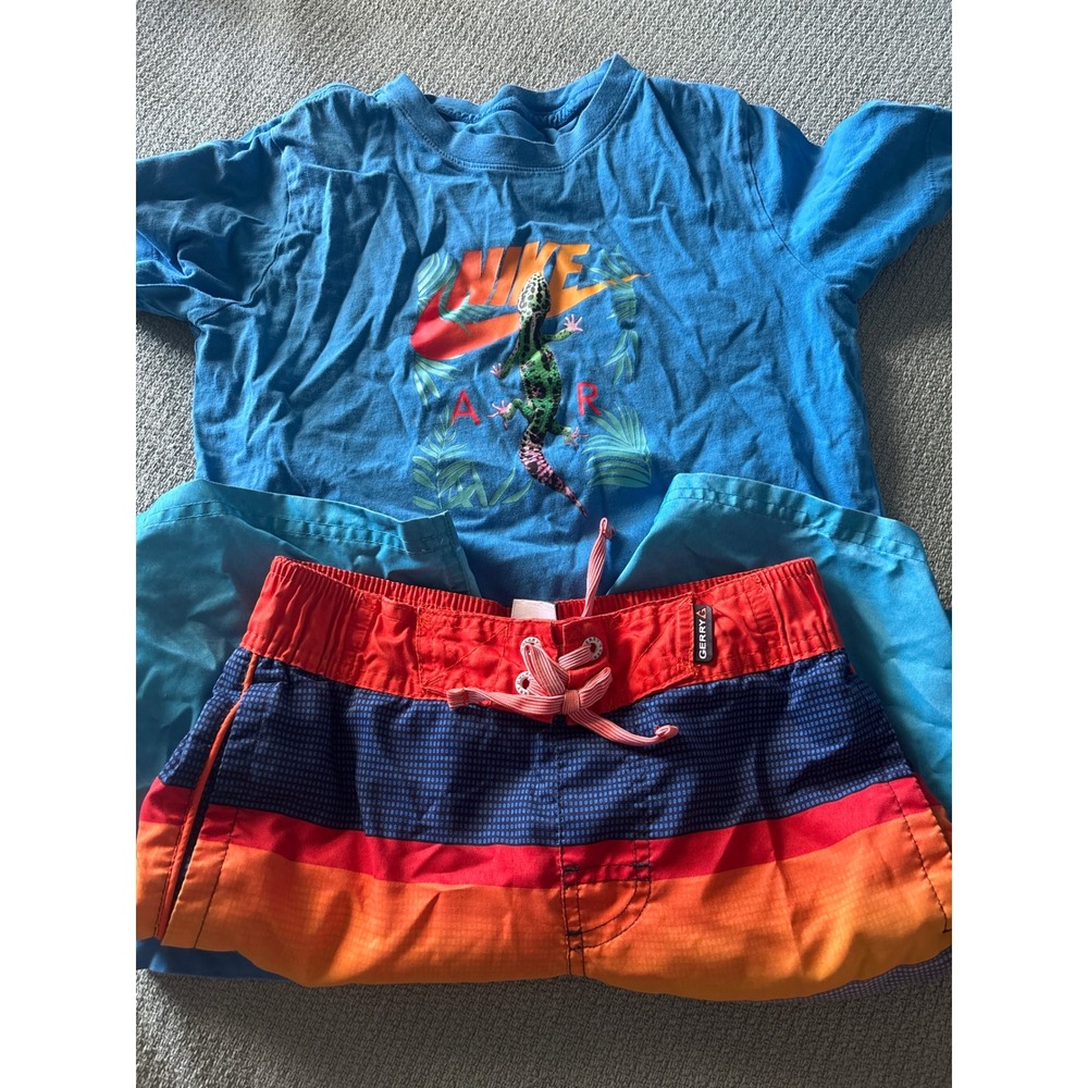 Nike tshirt with boy Gerry brand shorts set - Picture 5 of 7